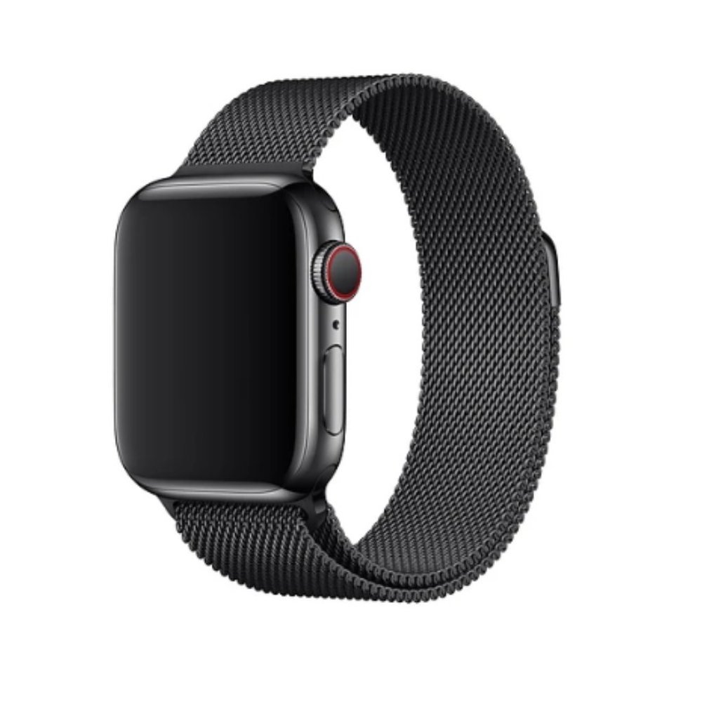 NEW[BAND] BK Milanese Stainless For Apple Watch - Picture 2 of 10